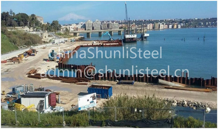 Projet: quai de tourisme d'Augusta en Sicile (Italie)
